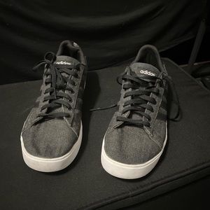 Men’s size 13 grey and black adidas sneakers